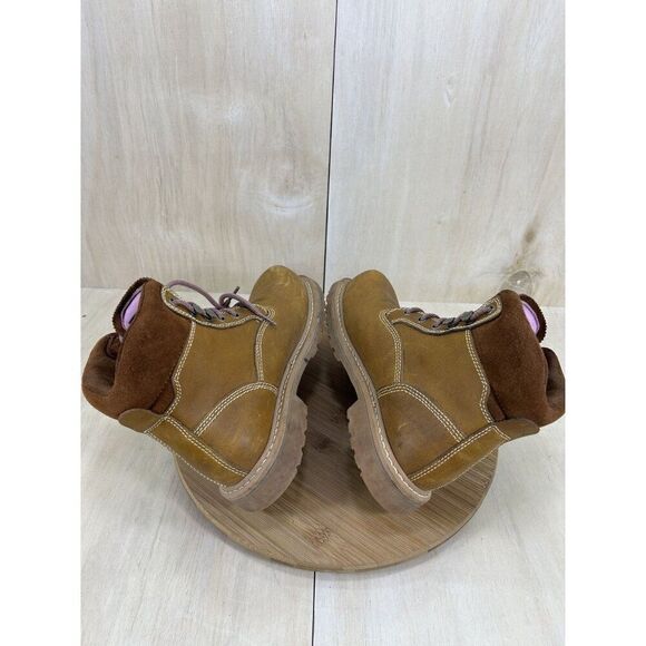 Hawx Trooper Comp Toe Brown Leather Work Boots Womens Size 7.5 - Picture 7 of 8